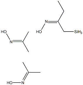 Methyl tripropanone oxime silane Structure