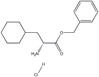 Beta-Cyclohexyl-D-Alanine Benzyl Ester Hydrochloride, 266690-58-8, 结构式