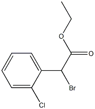 Benzeneacetic acid, .alpha.-broMo-2-chloro-, ethyl ester Struktur