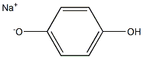 Sodium 4-hydroxyphenolate Structure