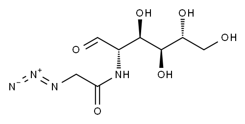 N-叠氮基乙酰基甘氨酸胺, 361154-23-6, 结构式