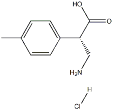 (S)-3-(P-METHYLPHENYL)-BETA-ALANINE HYDROCHLORIDE Struktur