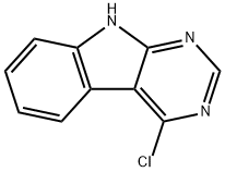 4-chloro-9H-pyrimido[4,5-b]indole Struktur