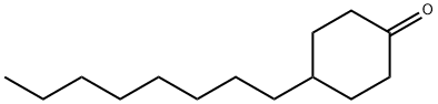 4-オクチルシクロヘキサノン 化学構造式