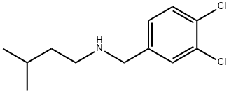 Benzenemethanamine, 3,4-dichloro-N-(3-methylbutyl)- Structure