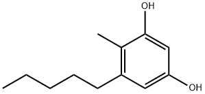 4-甲基-5-戊基-1,3-苯二醇 结构式