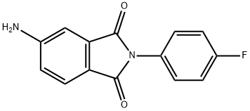 5-amino-2-(4-fluorophenyl)-2,3-dihydro-1H-isoindole-1,3-dione Structure