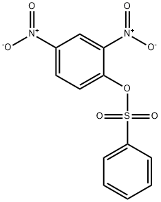 Phenol, 2,4-dinitro-, 1-benzenesulfonate Structure