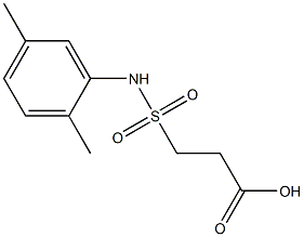 3-[(2,5-dimethylphenyl)sulfamoyl]propanoic acid