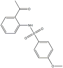 N-(2-acetylphenyl)-4-methoxybenzene-1-sulfonamide