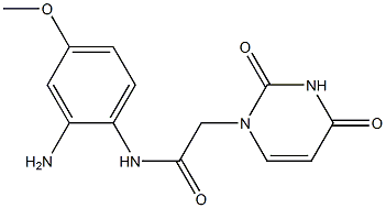 N-(2-amino-4-methoxyphenyl)-2-(2,4-dioxo-1,2,3,4-tetrahydropyrimidin-1-yl)acetamide