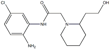 N-(2-amino-5-chlorophenyl)-2-[2-(2-hydroxyethyl)piperidin-1-yl]acetamide