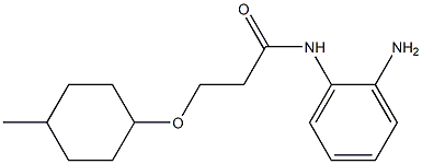 N-(2-aminophenyl)-3-[(4-methylcyclohexyl)oxy]propanamide