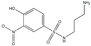 N-(3-aminopropyl)-4-hydroxy-3-nitrobenzene-1-sulfonamide