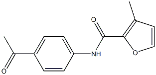 N-(4-acetylphenyl)-3-methyl-2-furamide