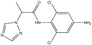 N-(4-amino-2,6-dichlorophenyl)-2-(1H-1,2,4-triazol-1-yl)propanamide