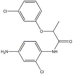 N-(4-amino-2-chlorophenyl)-2-(3-chlorophenoxy)propanamide