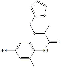N-(4-amino-2-methylphenyl)-2-(2-furylmethoxy)propanamide