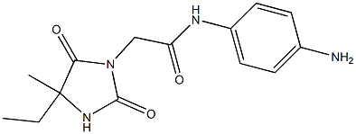 N-(4-aminophenyl)-2-(4-ethyl-4-methyl-2,5-dioxoimidazolidin-1-yl)acetamide