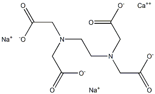 依地酸钙钠 结构式