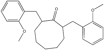 2,8-BIS(2-METHOXYBENZYL)CYCLOOCTANONE