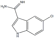 5-氯吲哚甲脒 结构式