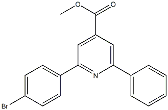 methyl 2-(4-bromophenyl)-6-phenylpyridine-4-carboxylate