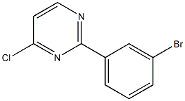 2-(3-BROMOPHENYL)-4-CHLORO-PYRIMIDINE Structure