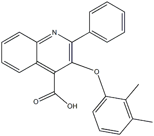 3-(2,3-dimethylphenoxy)-2-phenyl-4-quinolinecarboxylic acid