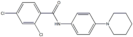 2,4-dichloro-N-(4-piperidinophenyl)benzenecarboxamide