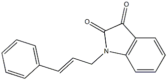 1-(3-phenylprop-2-en-1-yl)-2,3-dihydro-1H-indole-2,3-dione