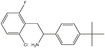 1-(4-tert-butylphenyl)-2-(2-chloro-6-fluorophenyl)ethan-1-amine