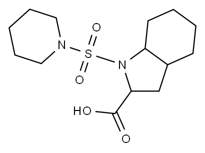 1-(piperidine-1-sulfonyl)-octahydro-1H-indole-2-carboxylic acid