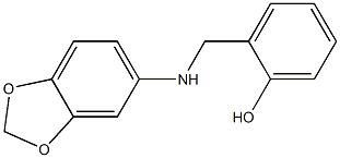 2-[(2H-1,3-benzodioxol-5-ylamino)methyl]phenol Structure
