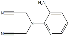 2-[(3-aminopyridin-2-yl)(cyanomethyl)amino]acetonitrile Structure