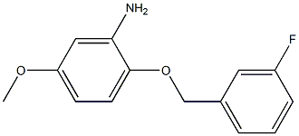 2-[(3-fluorobenzyl)oxy]-5-methoxyaniline