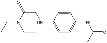 2-[(4-acetamidophenyl)amino]-N,N-diethylacetamide