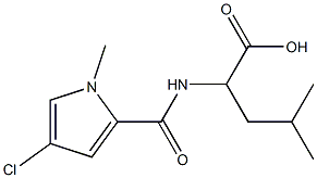2-[(4-chloro-1-methyl-1H-pyrrol-2-yl)formamido]-4-methylpentanoic acid