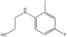 2-[(4-fluoro-2-methylphenyl)amino]ethan-1-ol Structure