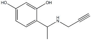 4-[1-(prop-2-yn-1-ylamino)ethyl]benzene-1,3-diol