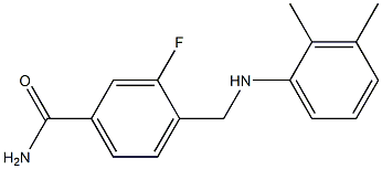 4-{[(2,3-dimethylphenyl)amino]methyl}-3-fluorobenzamide