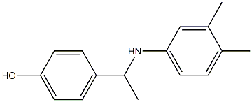 4-{1-[(3,4-dimethylphenyl)amino]ethyl}phenol
