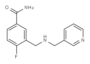 4-fluoro-3-{[(pyridin-3-ylmethyl)amino]methyl}benzamide