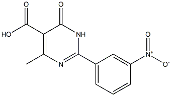4-methyl-2-(3-nitrophenyl)-6-oxo-1,6-dihydropyrimidine-5-carboxylic acid