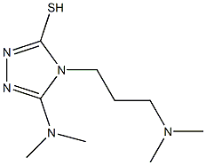 5-(dimethylamino)-4-[3-(dimethylamino)propyl]-4H-1,2,4-triazole-3-thiol