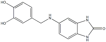5-{[(3,4-dihydroxyphenyl)methyl]amino}-2,3-dihydro-1H-1,3-benzodiazol-2-one