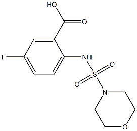 5-fluoro-2-[(morpholine-4-sulfonyl)amino]benzoic acid