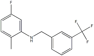 5-fluoro-2-methyl-N-{[3-(trifluoromethyl)phenyl]methyl}aniline