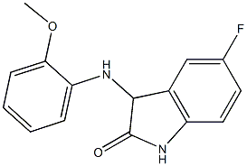 5-fluoro-3-[(2-methoxyphenyl)amino]-2,3-dihydro-1H-indol-2-one
