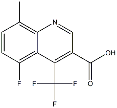 5-fluoro-8-methyl-4-(trifluoromethyl)quinoline-3-carboxylic acid